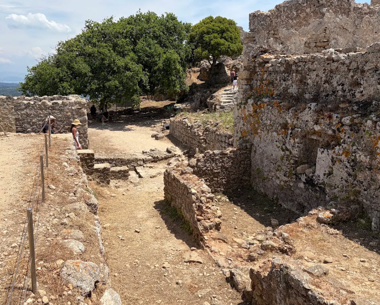 Angelokastro Byzantine Castle, Greece
